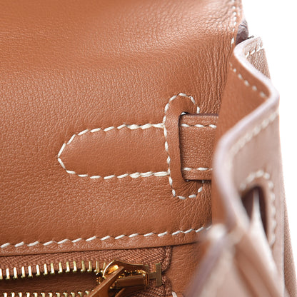 Hermes Swift Kelly Retourne 25 Gold 14 of 37