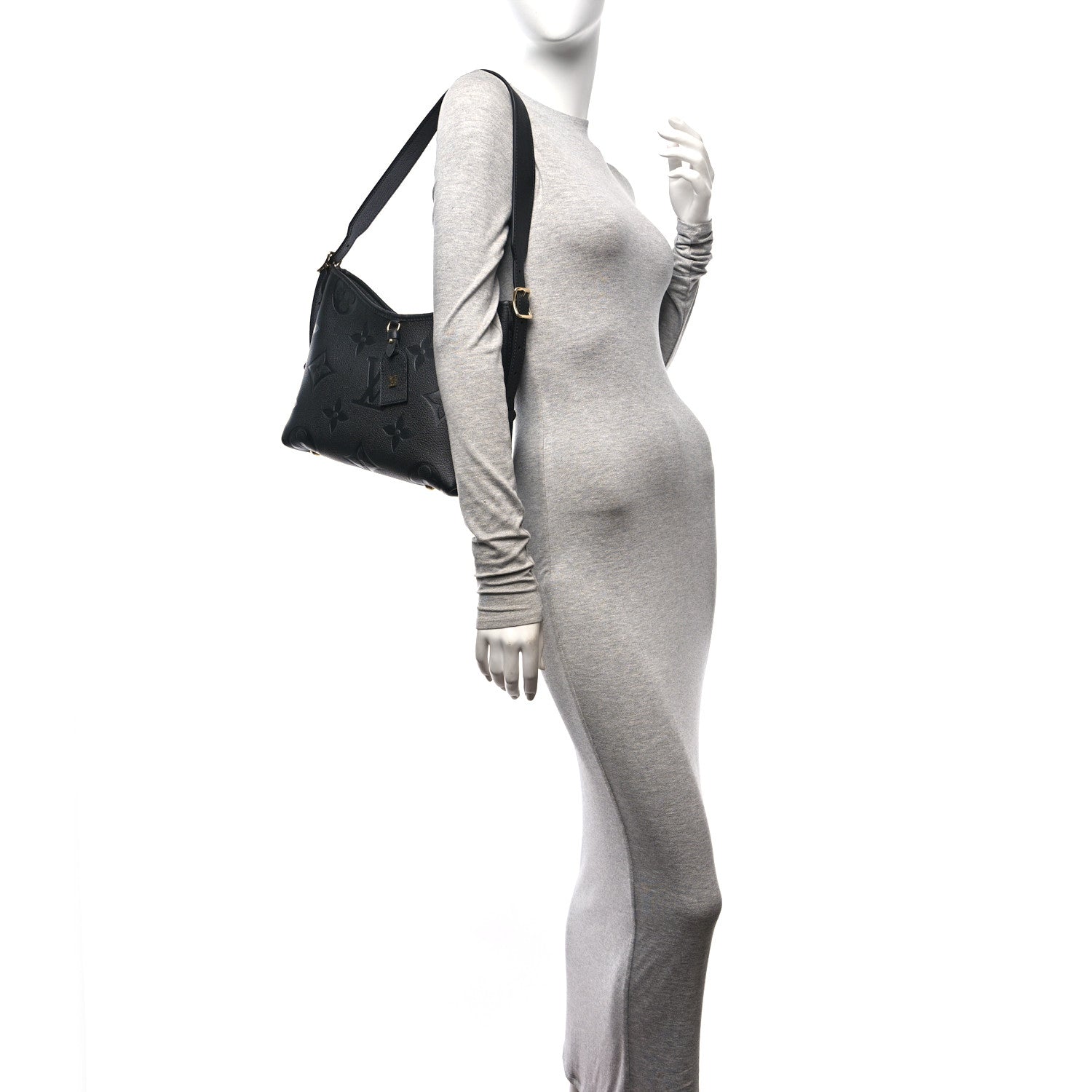 Louis Vuitton Empreinte Carryall PM Black 2 of 10