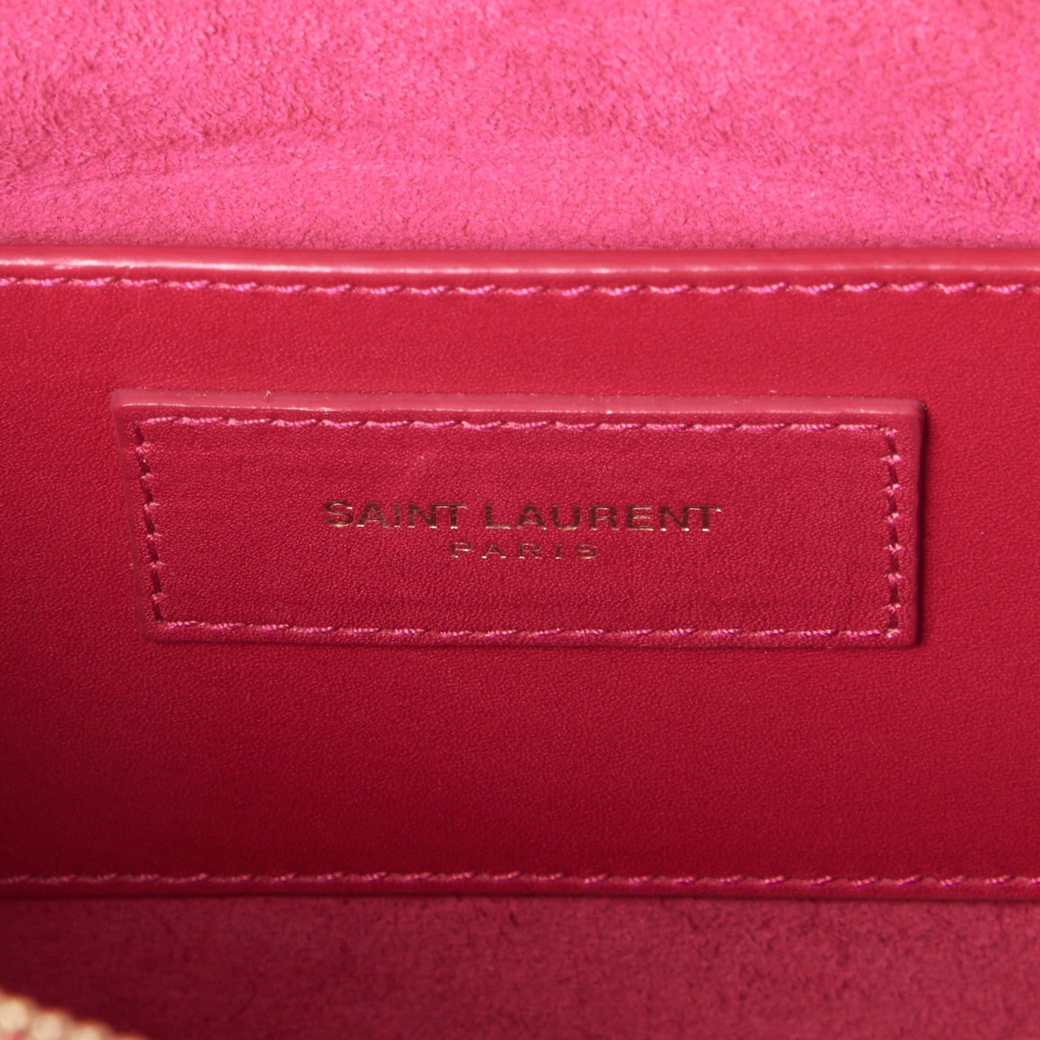 Saint Laurent Calfskin Classic Baby Duffle Fuchsia 6 of 8