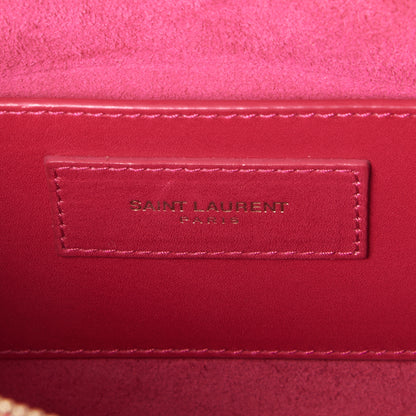 Saint Laurent Calfskin Classic Baby Duffle Fuchsia 6 of 8