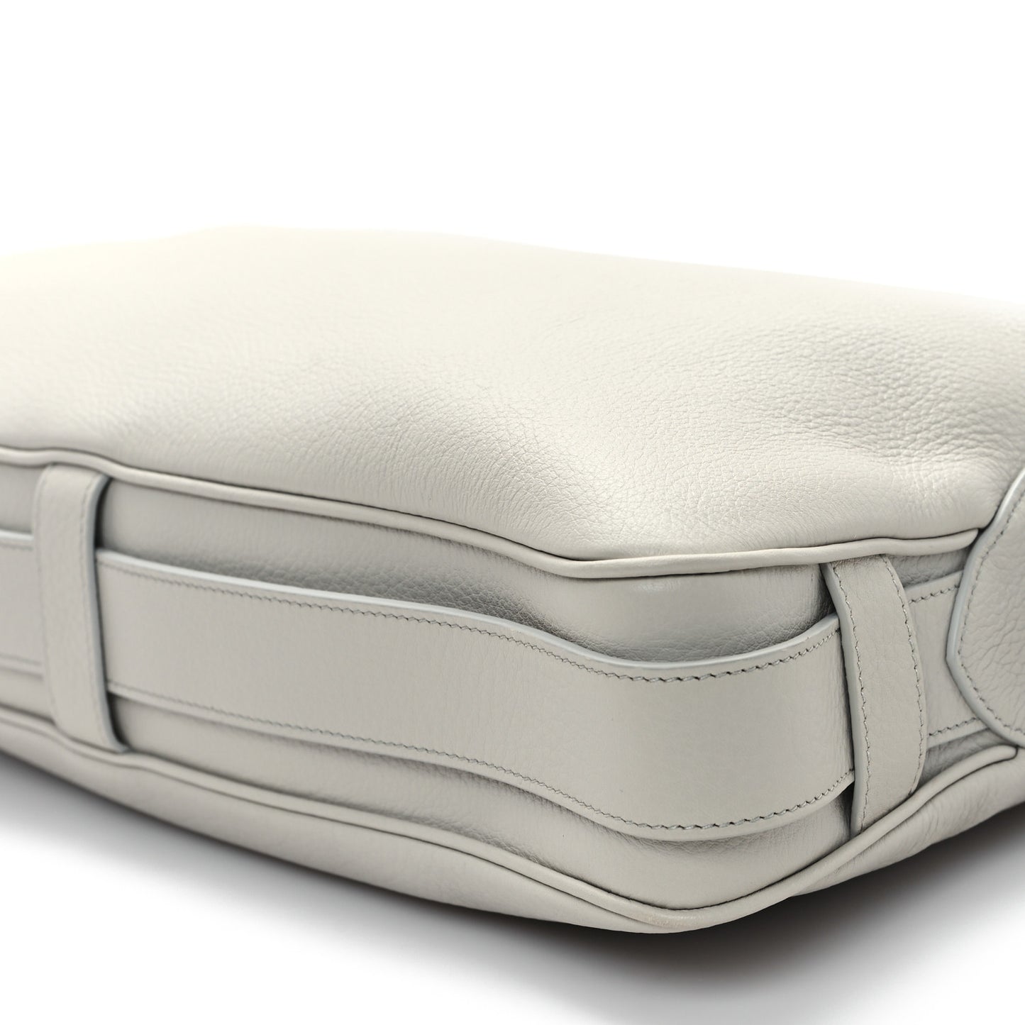 Supple Calfskin Medium Romy Shoulder Bag Rice