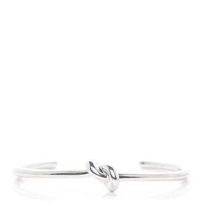 Celine Extra Thin Knot Bracelet Large Silver 1 of 4