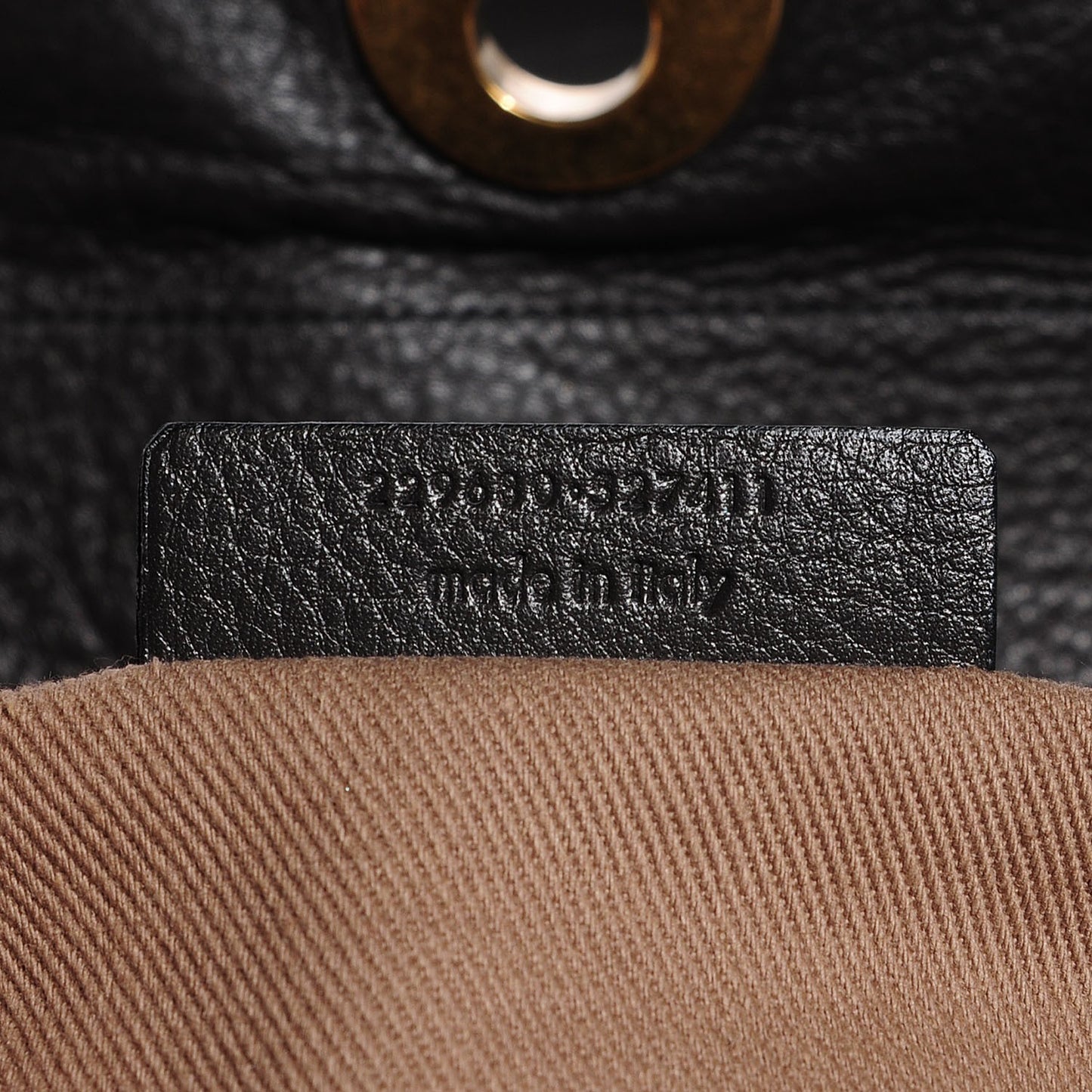 Calfskin Canvas Medium Muse Two Black