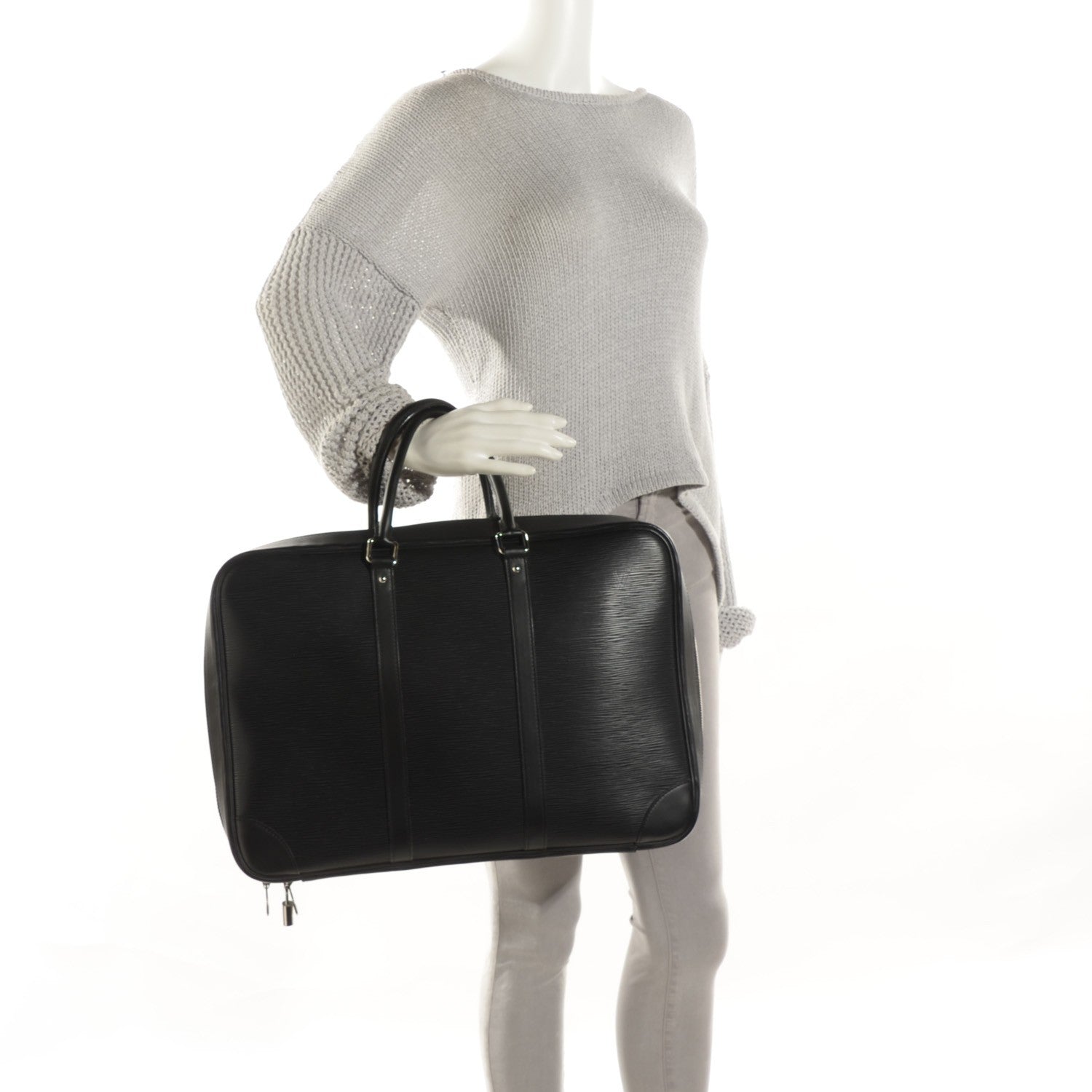 Louis Vuitton Epi Sirius 45 Black 2 of 7