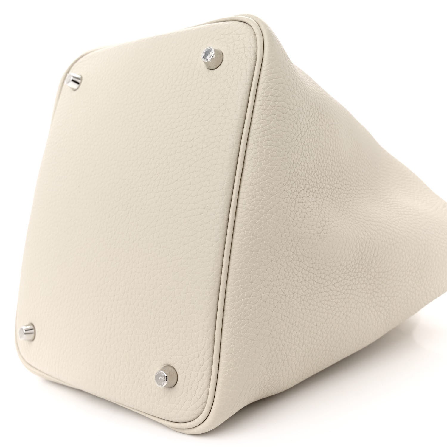 Hermes Taurillon Clemence Picotin Lock 22 MM Beton 10 of 12