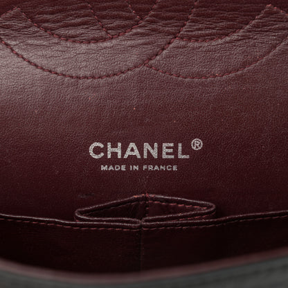 Chanel Aged Calfskin Quilted Medium Double Flap Black 6 of 12