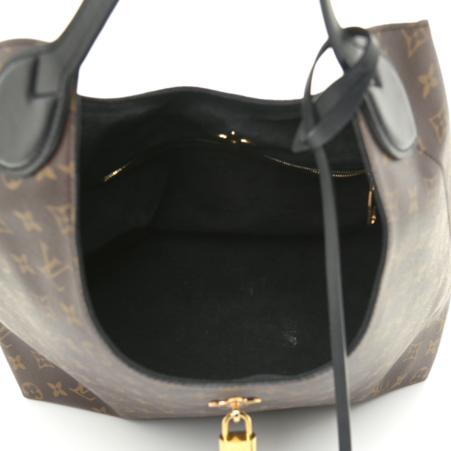 Louis Vuitton Monogram Flower Hobo Black 5 of 15