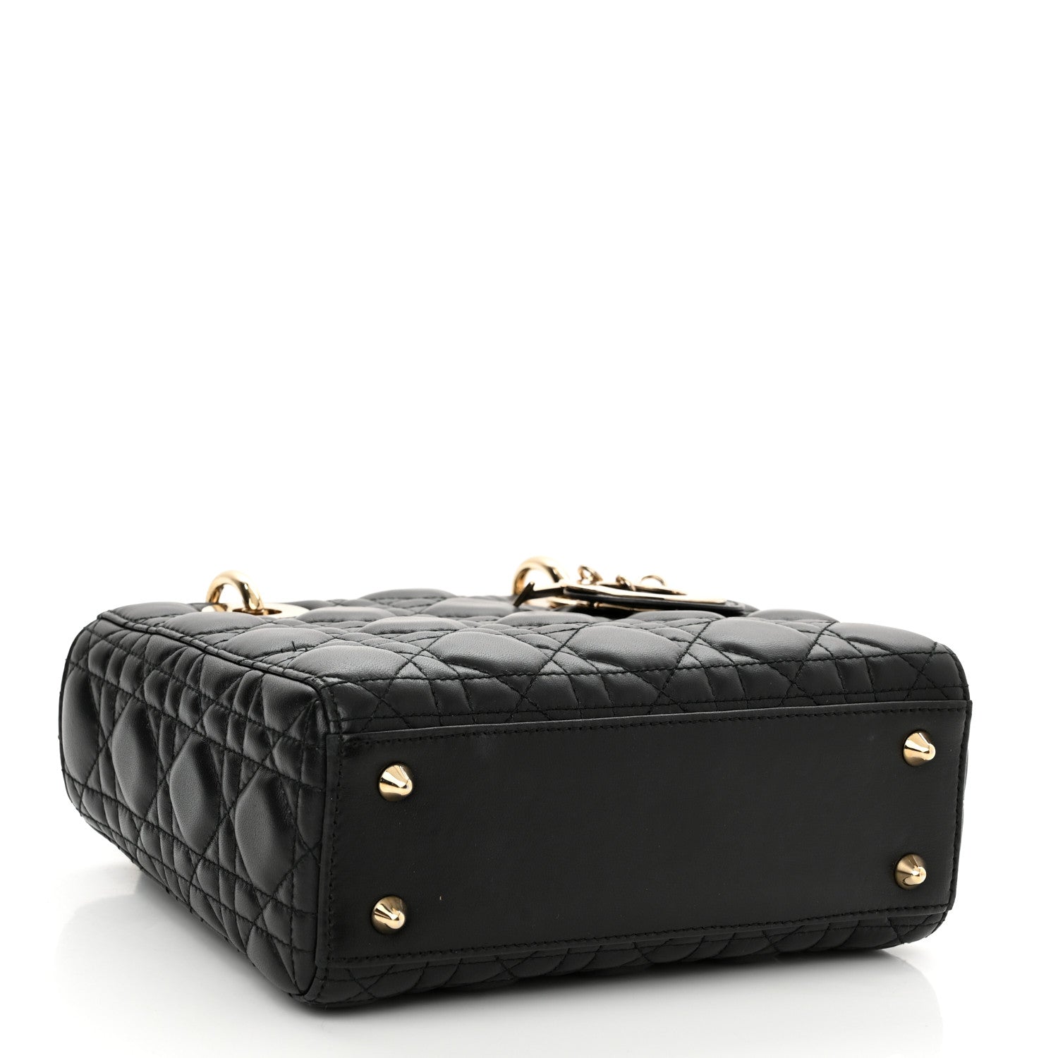 Christian Dior Lambskin Cannage Small Lucky Badges My Lady Dior Black 4 of 11