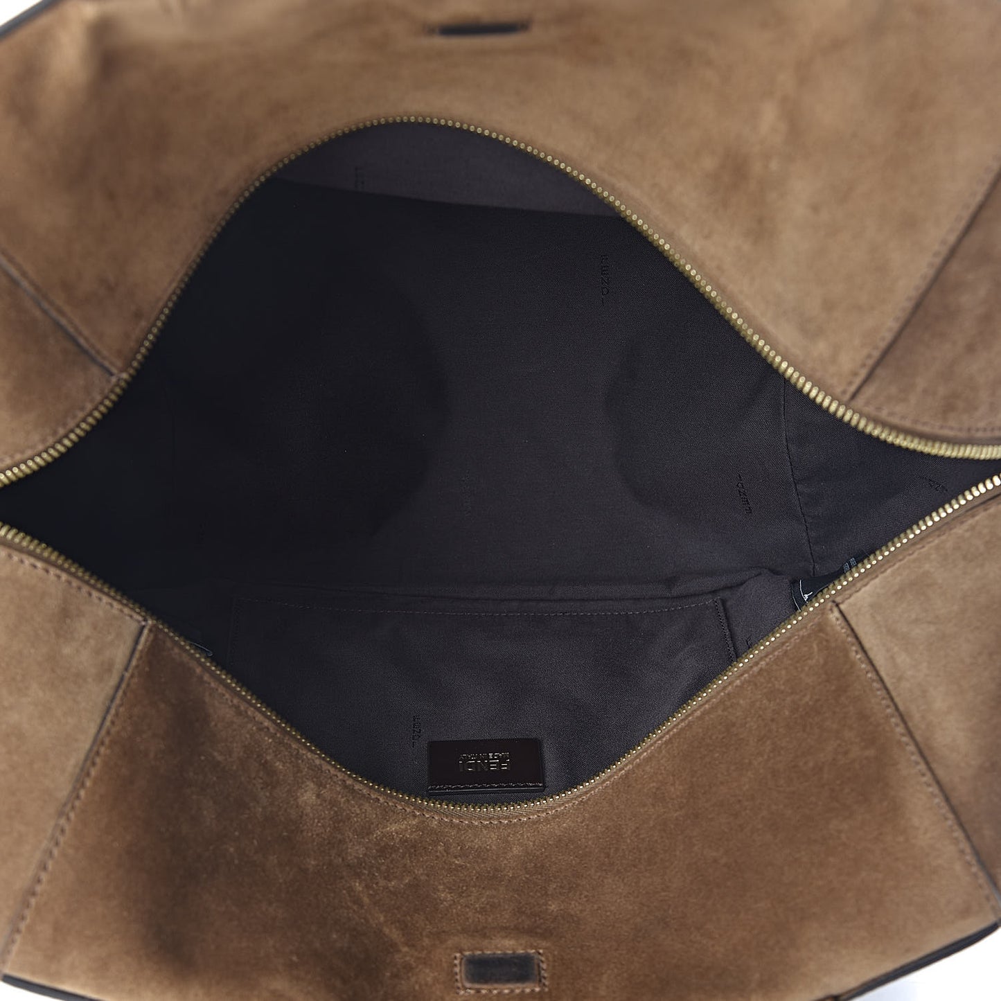 Calfskin Suede Boston Satchel Foresta