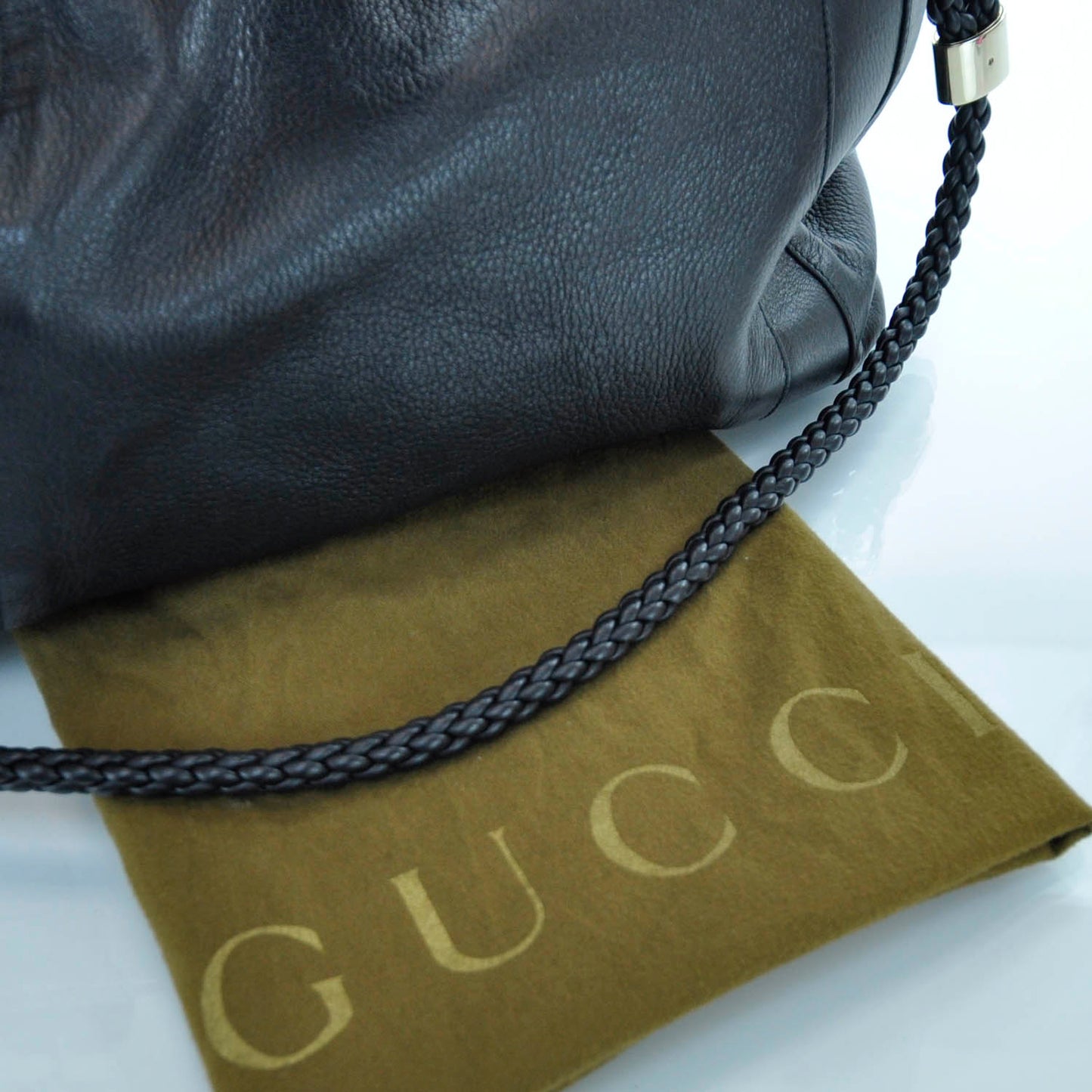 Guccissima G Wave Large Tote Black