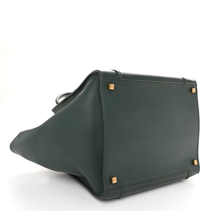 Celine Smooth Calfskin Medium Phantom Luggage Bottle Green 4 of 10