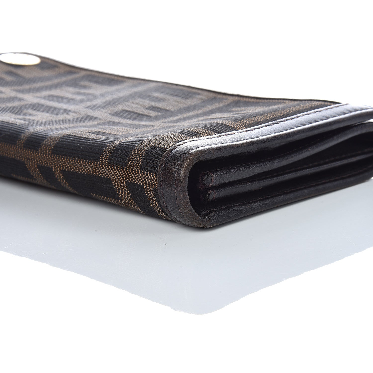 Fendi Zucca Continental Wallet Tobacco 16 of 17