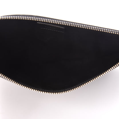 Givenchy Calfskin Large Double Zip Pouch Black White 5 of 7