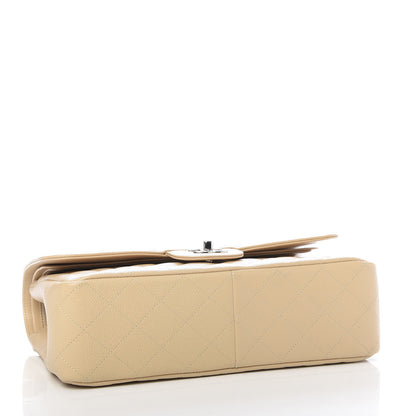 Chanel Caviar Quilted Jumbo Double Flap Beige Clair 3 of 9