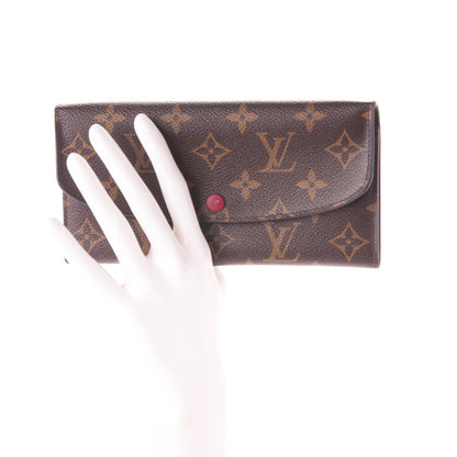 Louis Vuitton Monogram Emilie Wallet Fuchsia 2 of 7