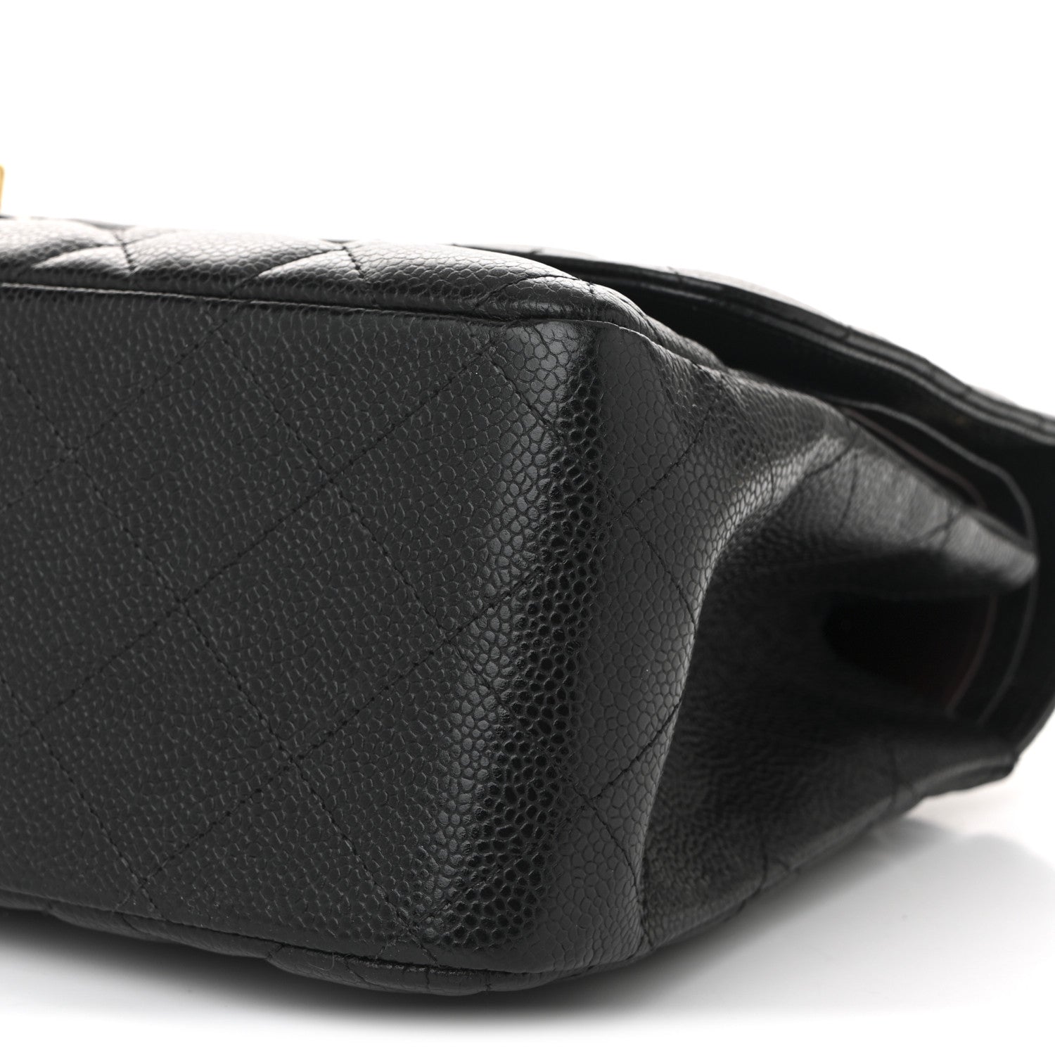 Chanel Caviar Quilted Jumbo Double Flap Black 19 of 19