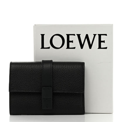 Loewe Grained Calfskin Small Vertical Wallet Black 8 of 8