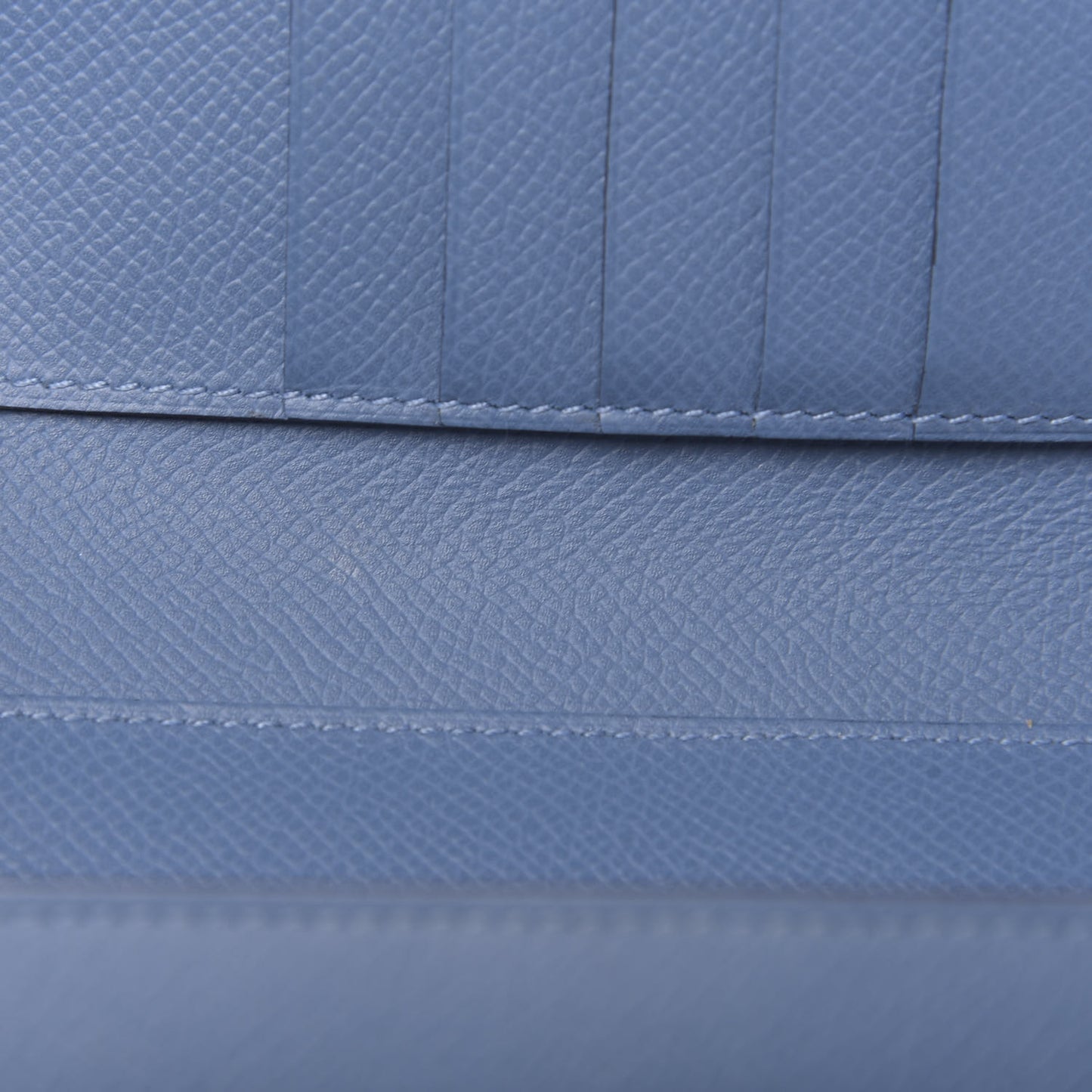 Epsom Medium Kelly Wallet Bleu Agate