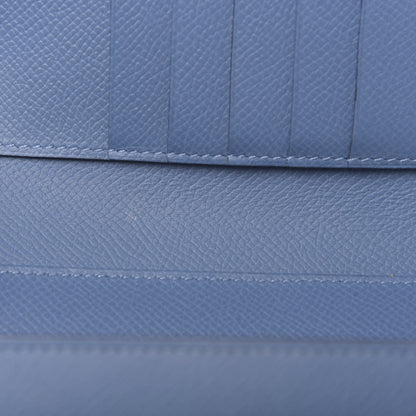 Hermes Epsom Medium Kelly Wallet Bleu Agate 8 of 9