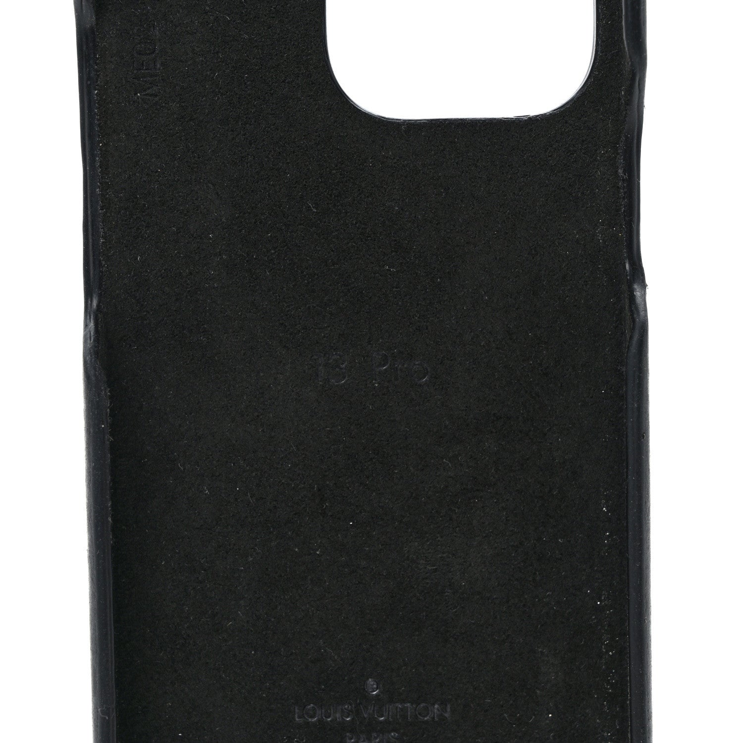 Louis Vuitton Lambskin Embossed Monogram Coussin iPhone 13 Pro Bumper Black 6 of 8