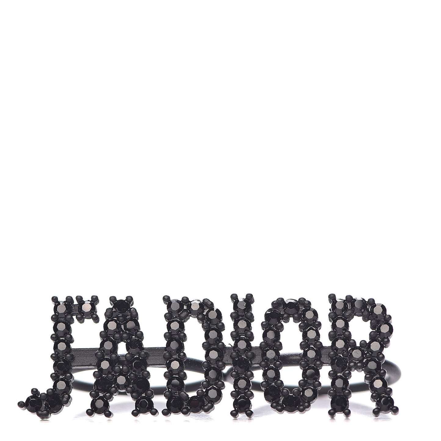 Crystal J'Adior Double Ring M Black