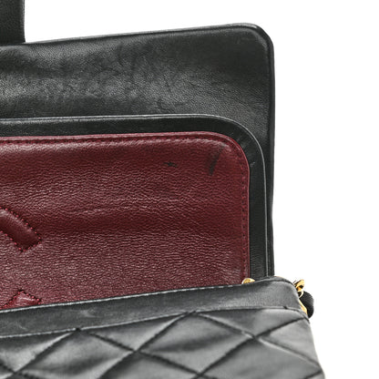 Chanel Lambskin Quilted Small Double Flap Black 18 of 18