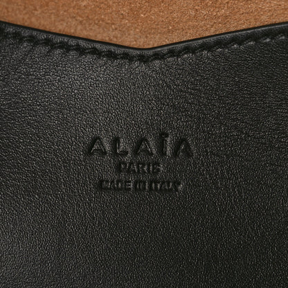 Alaia Calf Hair Leopard Print Large Flat Mina Tote Brun Sepia 6 of 9