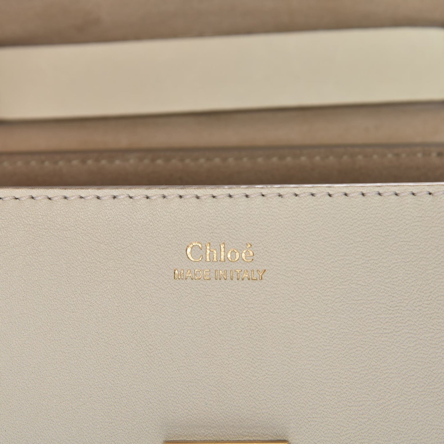 Calfskin Perforated Mini Drew Shoulder Bag White