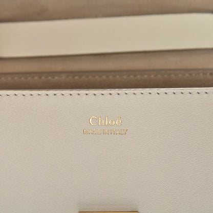 Chloe Calfskin Perforated Mini Drew Shoulder Bag White 6 of 7