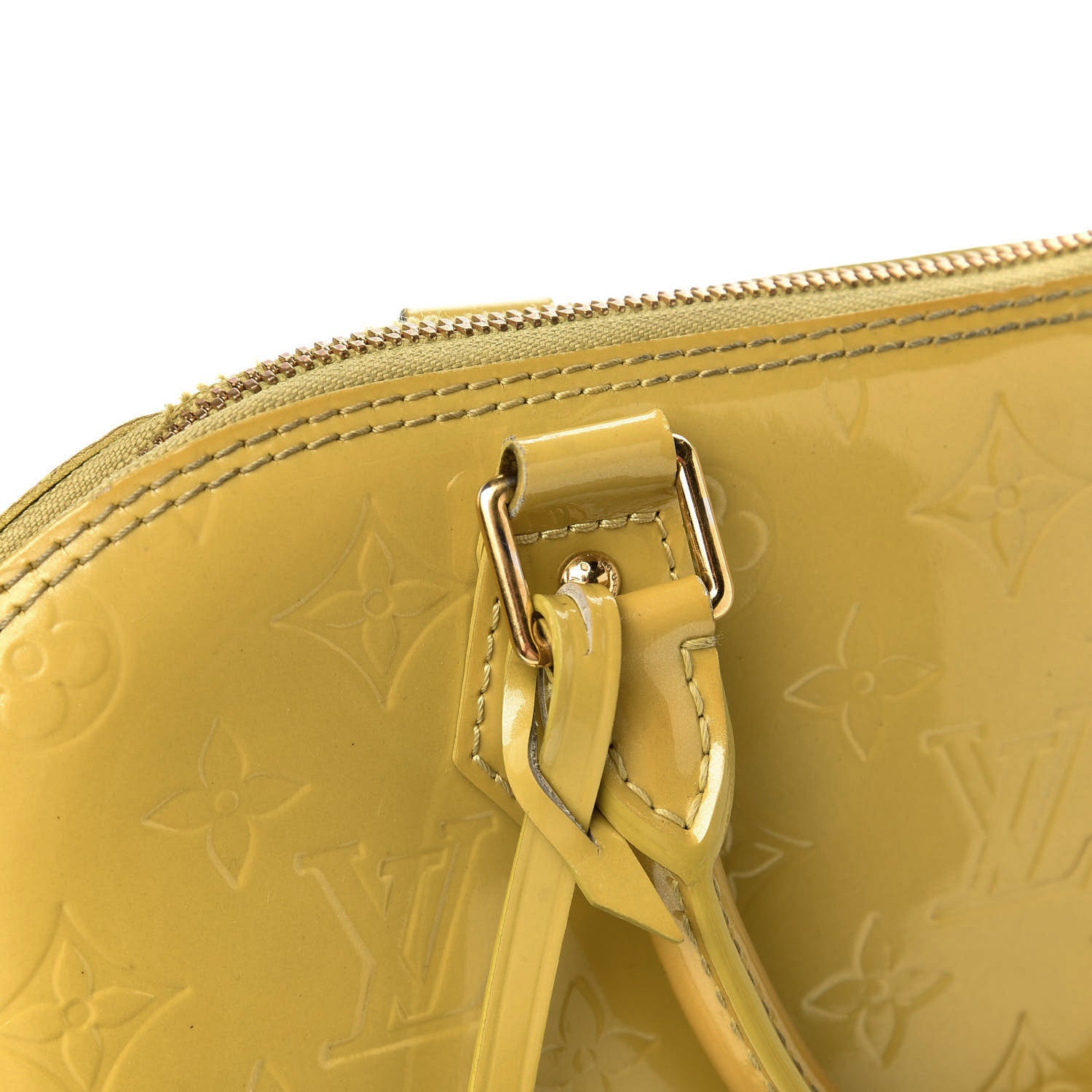 Louis Vuitton Vernis Alma PM Citrine 15 of 16