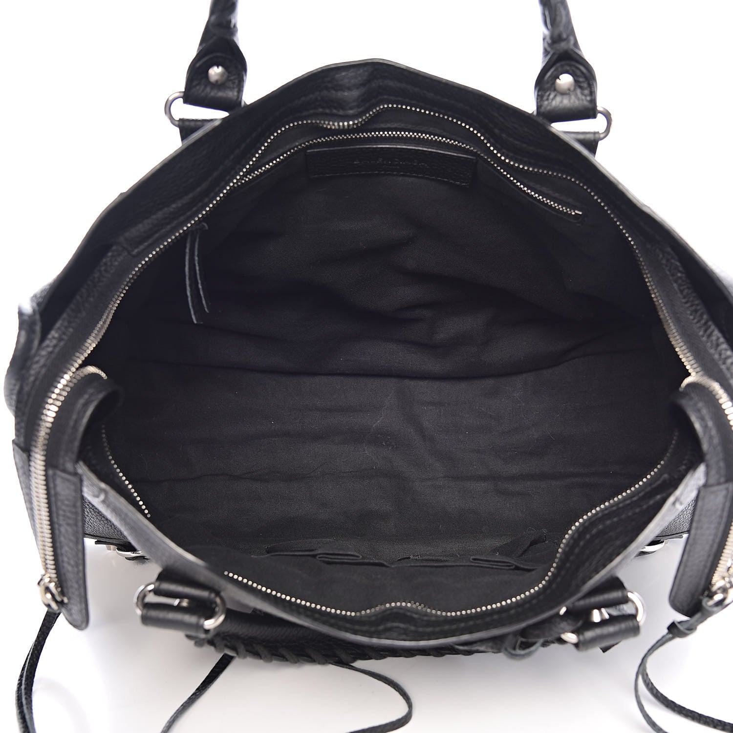 Balenciaga Vibrato Calfskin Classic Silver Hardware City Black 5 of 10