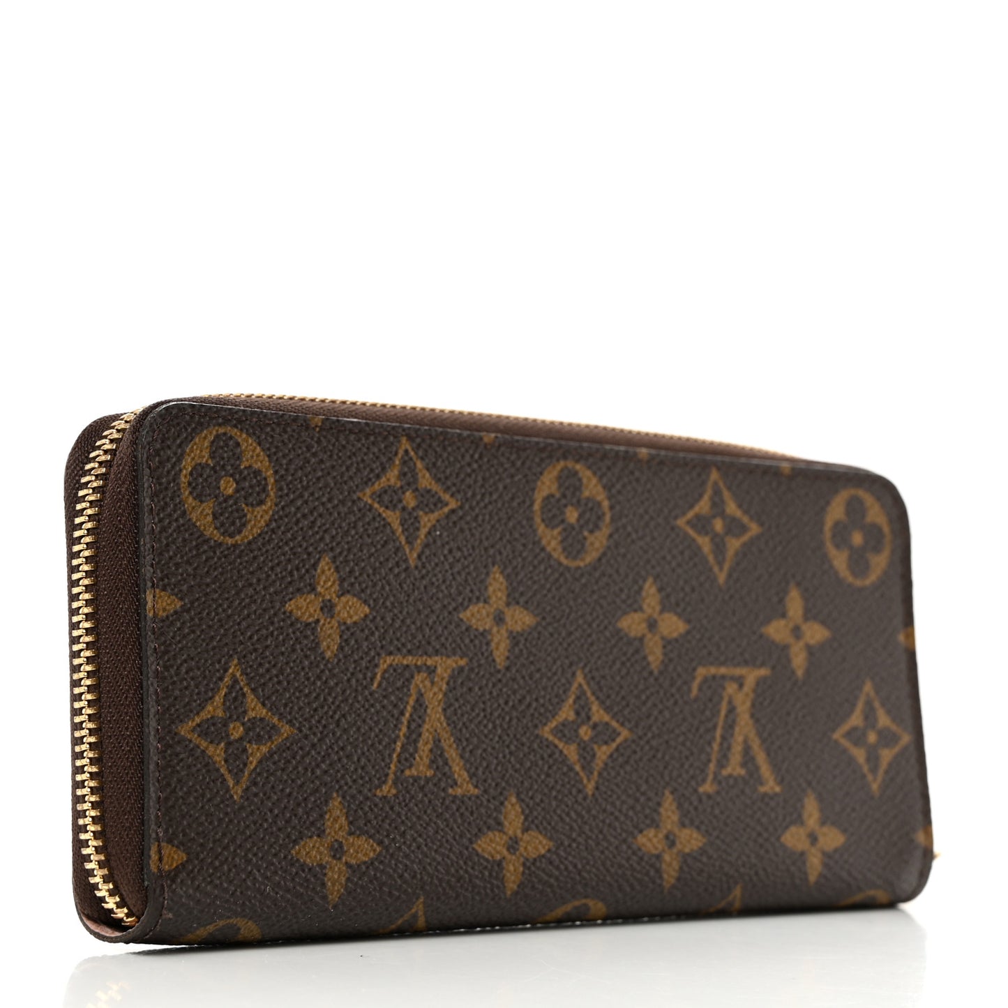Monogram Clemence Wallet Rose Ballerine