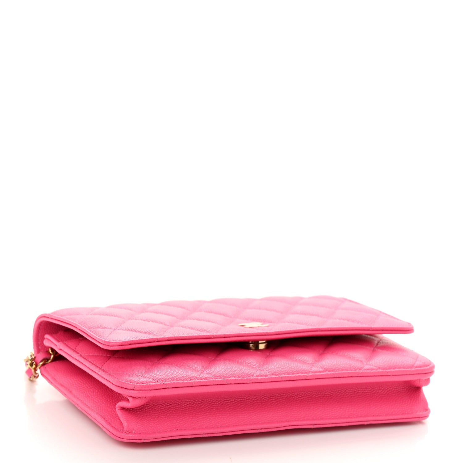 Chanel Caviar Quilted Wallet On Chain WOC Rose 3 of 11