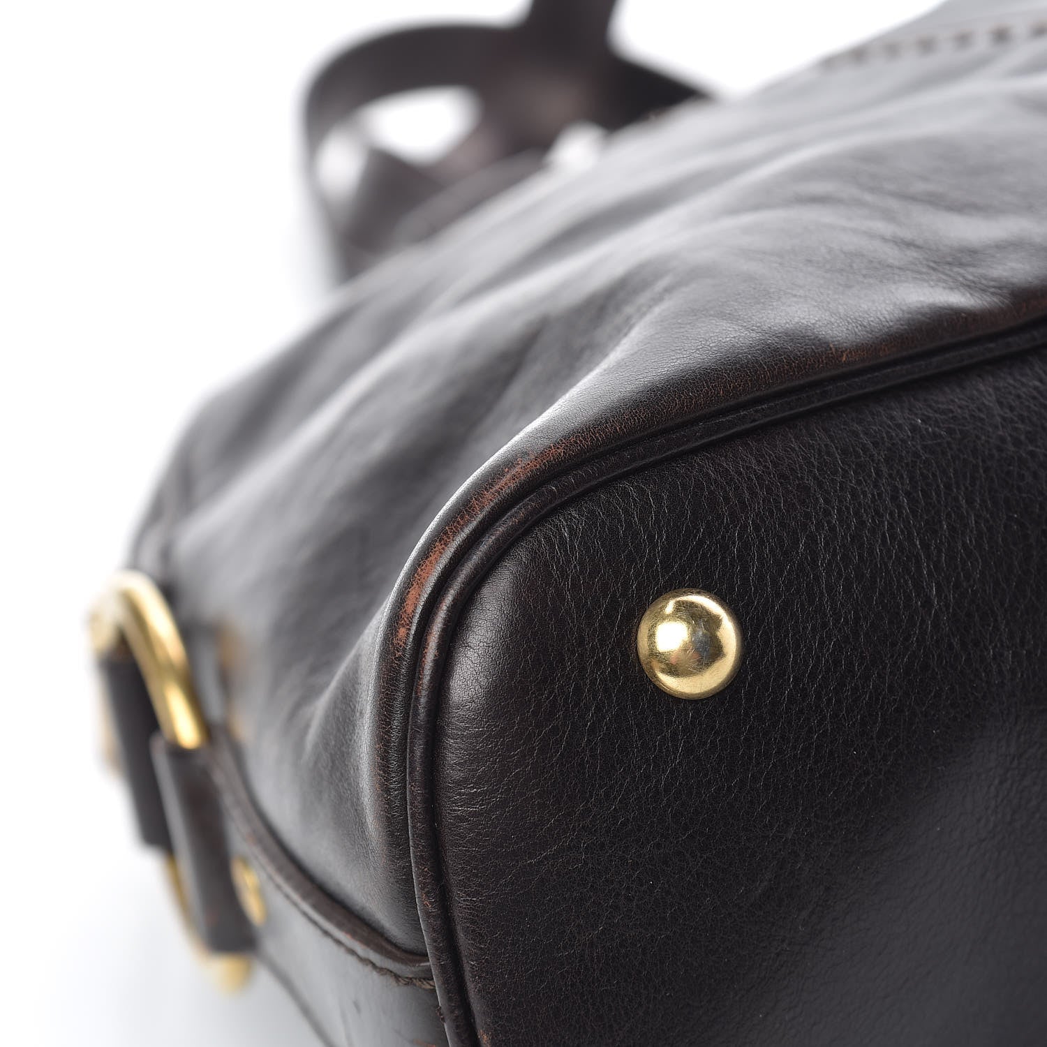 Saint Laurent Calfskin Large Muse Dark Brown 12 of 16