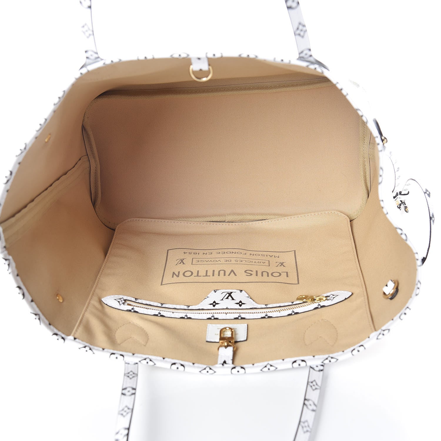 Louis Vuitton Monogram Giant Neverfull MM Kaki 7 of 9
