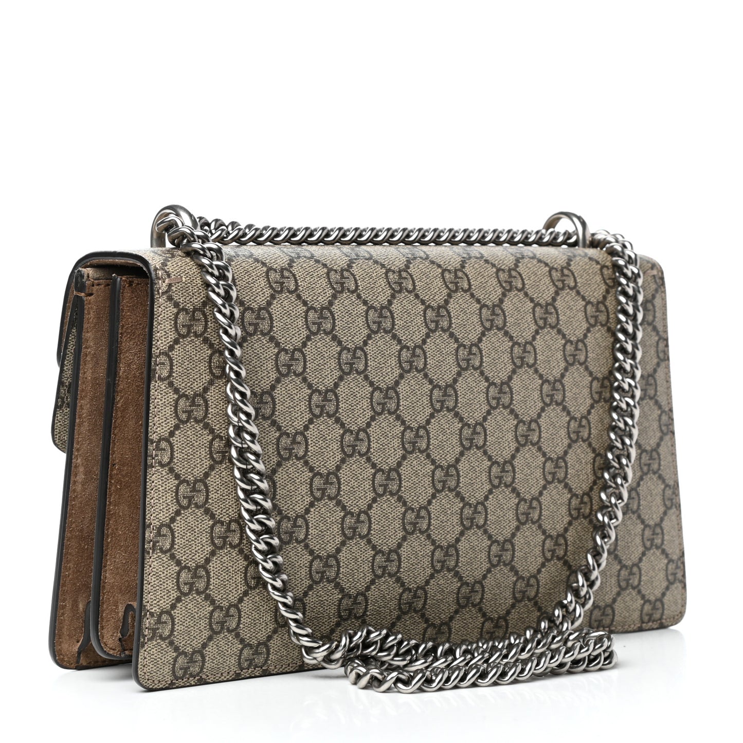 GG Supreme Monogram Small Dionysus Shoulder Bag Taupe