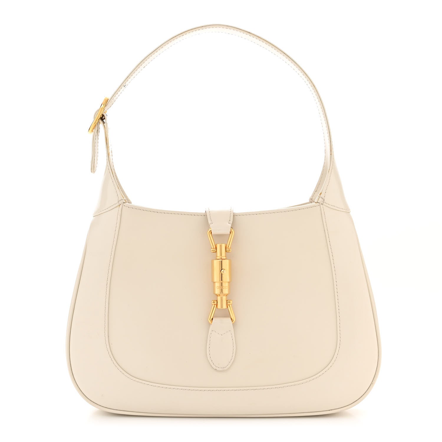 Gucci Boarded Dyana Lux Calfskin Small Jackie 1961 Hobo Mystic White 1 of 15