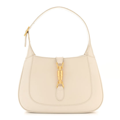 Gucci Boarded Dyana Lux Calfskin Small Jackie 1961 Hobo Mystic White 1 of 15