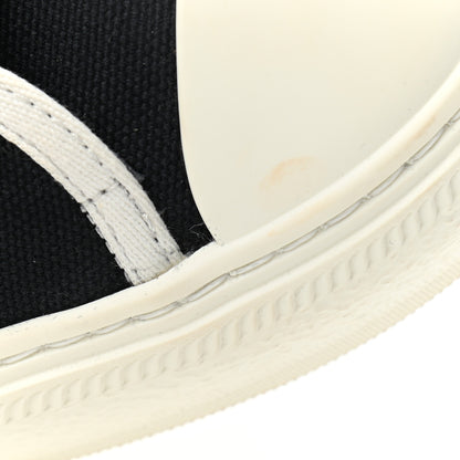 Christian Dior Canvas Oblique Walk'N'Dior Low Top Sneakers 38.5 Black 12 of 12