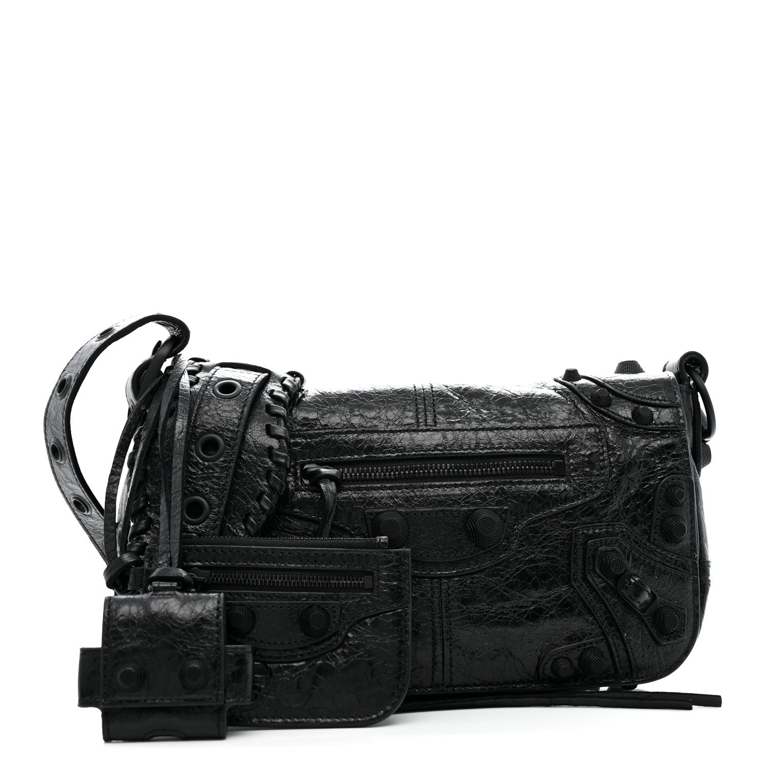 Balenciaga Agneau Arena XS Le Cagole Flap Bag Black 3 of 11
