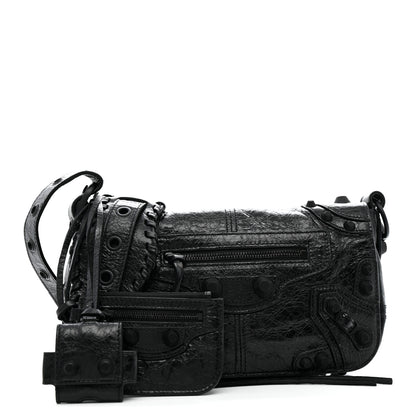 Balenciaga Agneau Arena XS Le Cagole Flap Bag Black 3 of 11