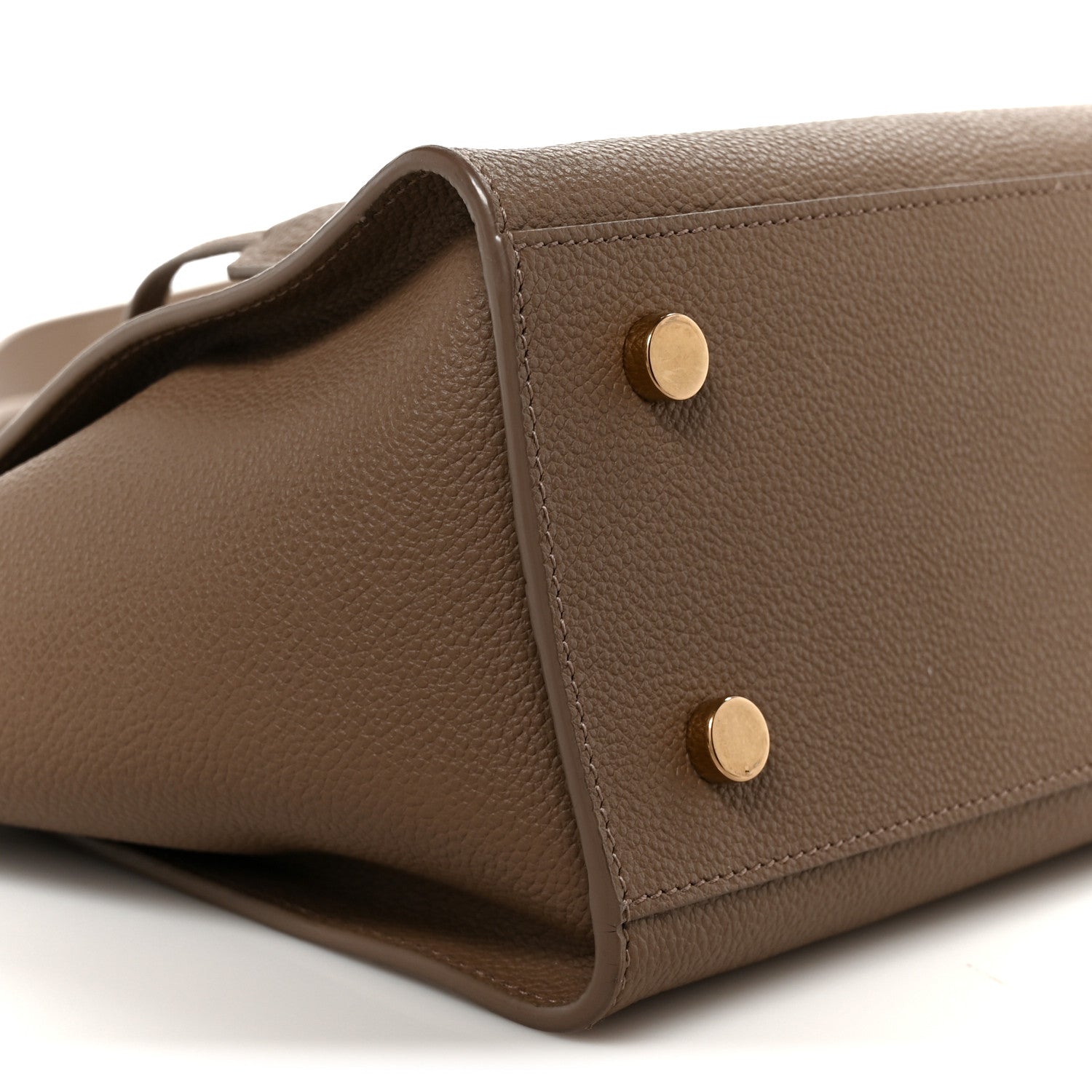 Saint Laurent Calfskin Baby Monogram Downtown Cabas Beige 9 of 10