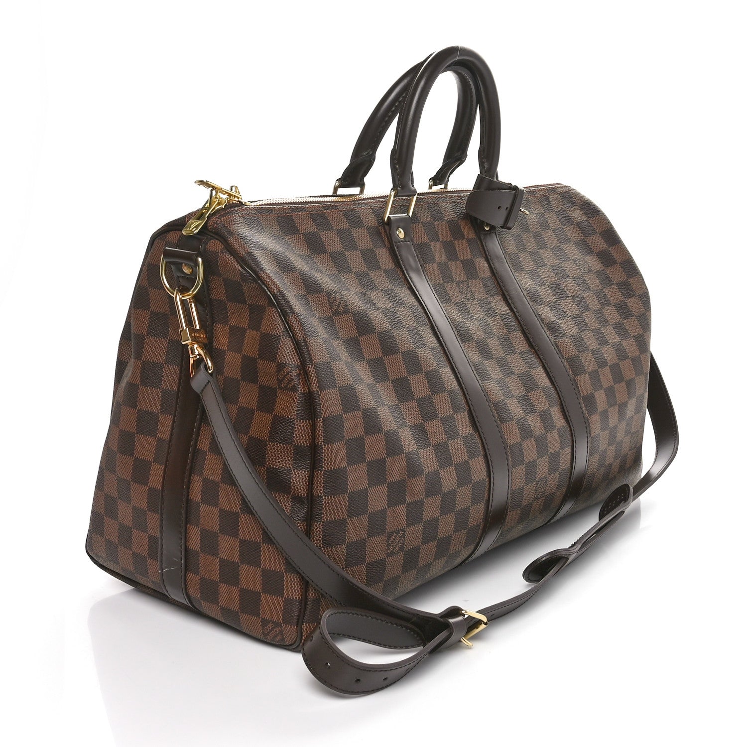 Louis Vuitton Damier Ebene Keepall Bandouliere 45 3 of 10