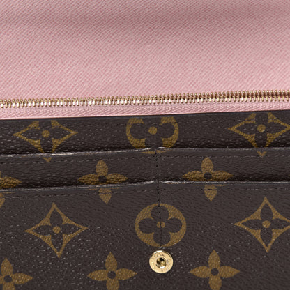 Louis Vuitton Monogram Sarah Wallet NM Rose Ballerine 9 of 9