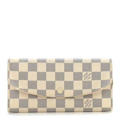 Louis Vuitton Damier Azur Emilie Wallet 1 of 6
