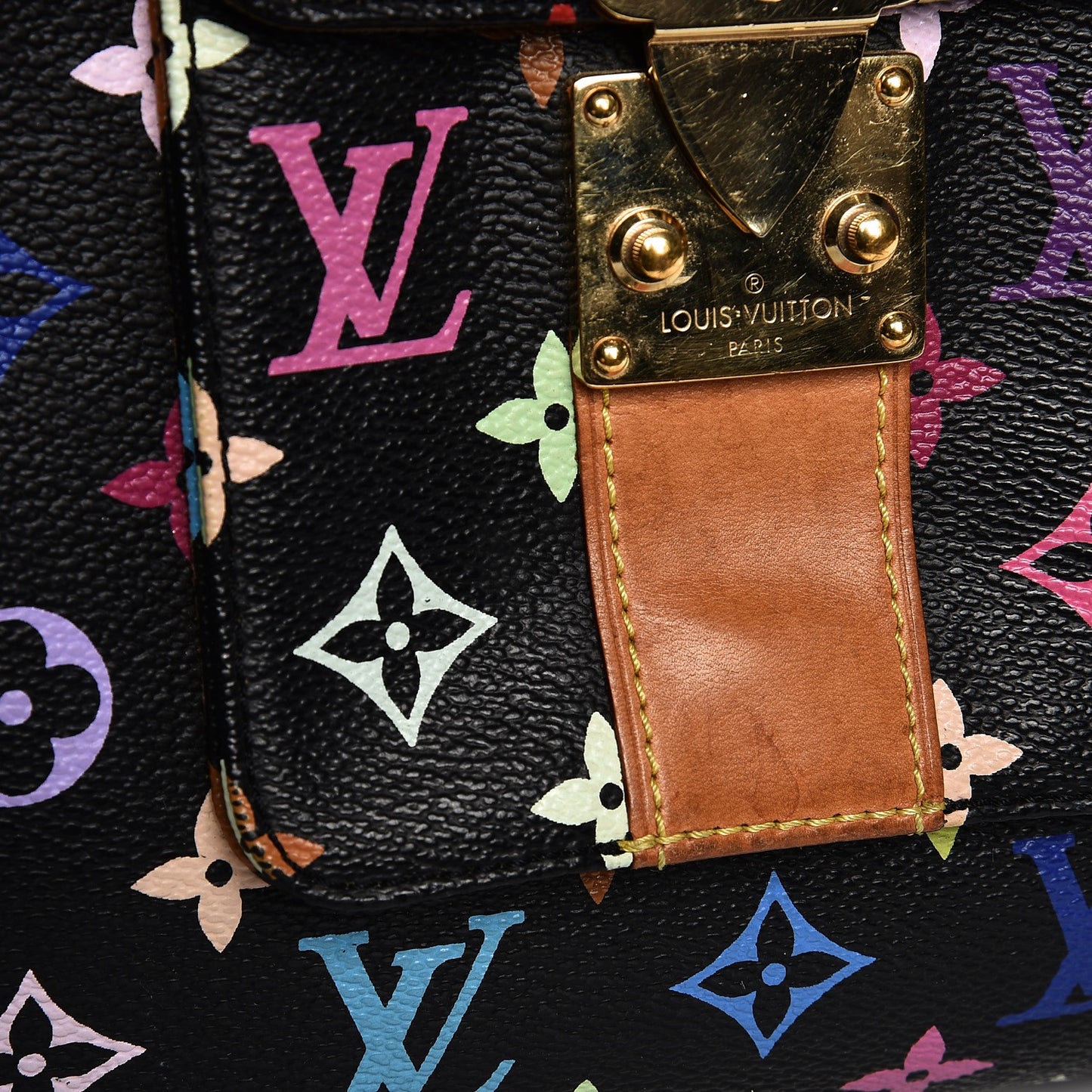 Monogram Multicolor Speedy 30 Black