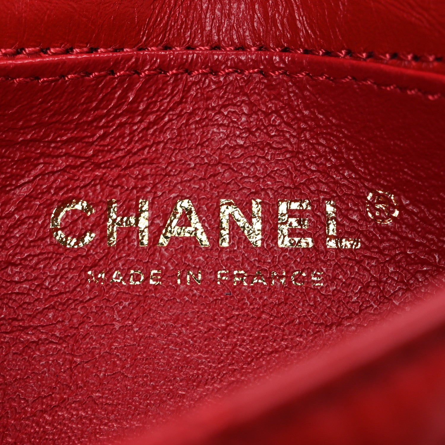 Chanel Aged Calfskin Quilted 2.55 Reissue Flap Belt Bag Red 6 of 10