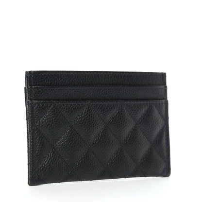 Chanel Caviar Quilted Boy Card Holder Black 3 of 9