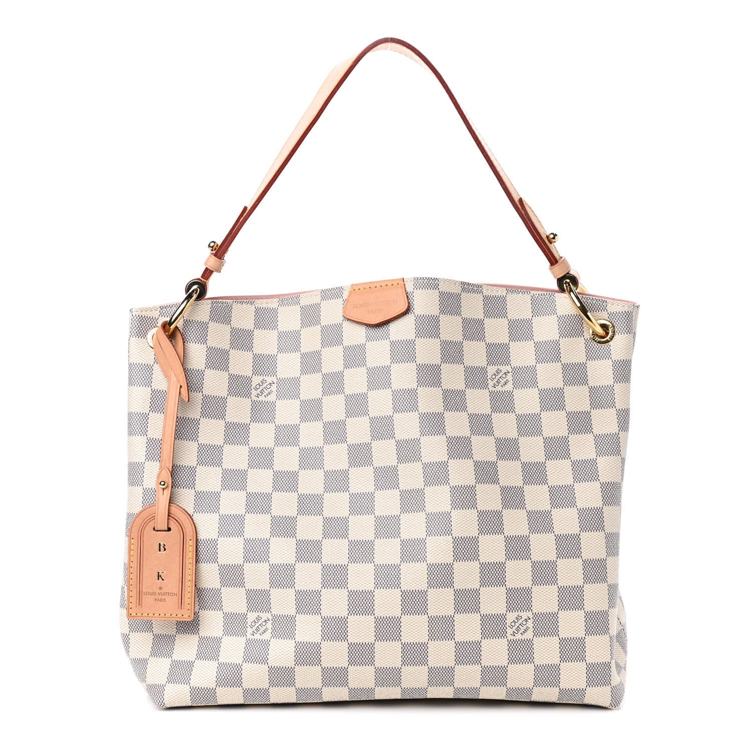 Louis Vuitton Damier Azur Graceful PM Rose Ballerine 1 of 9
