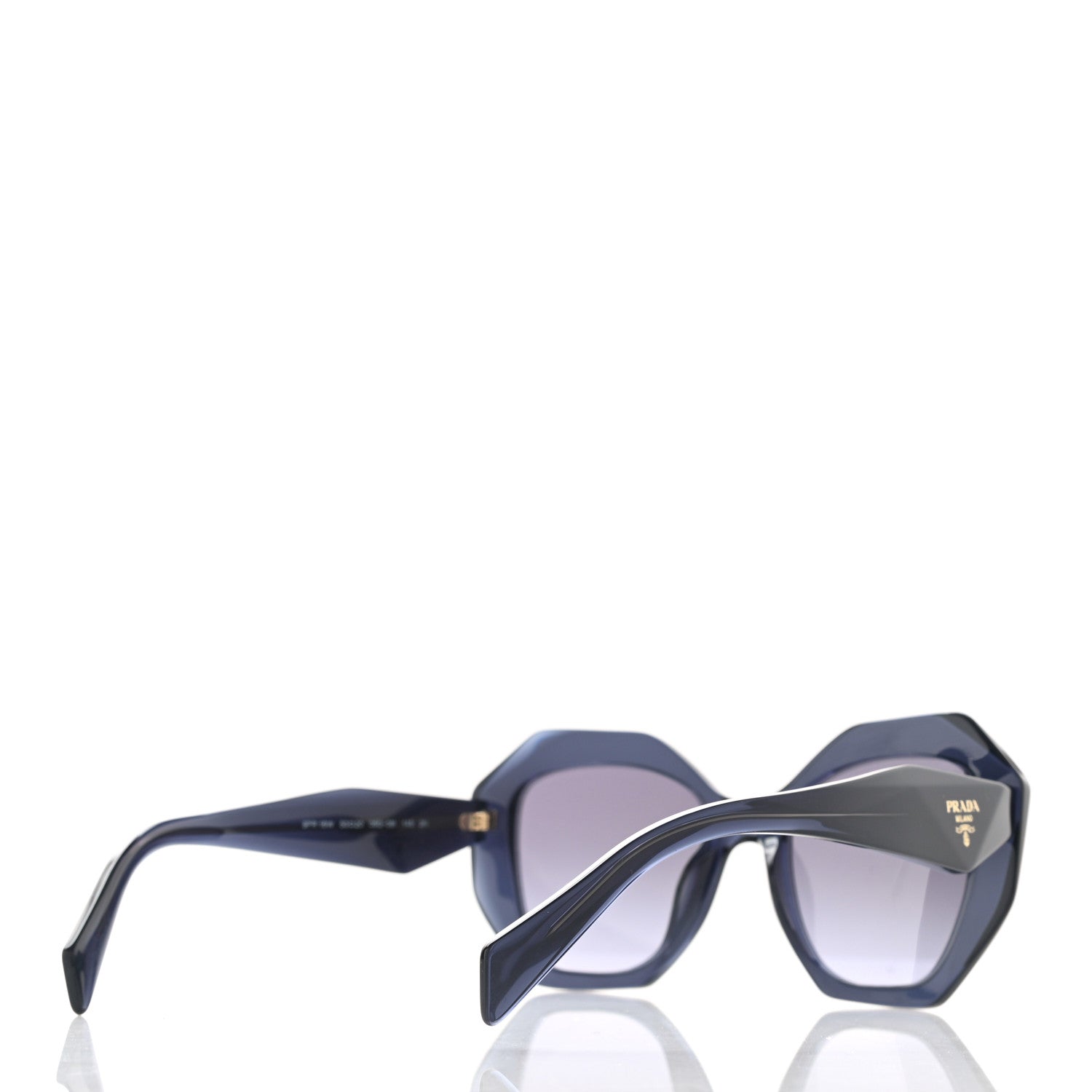 Prada Sunglasses SPR 16W Blue 4 of 8